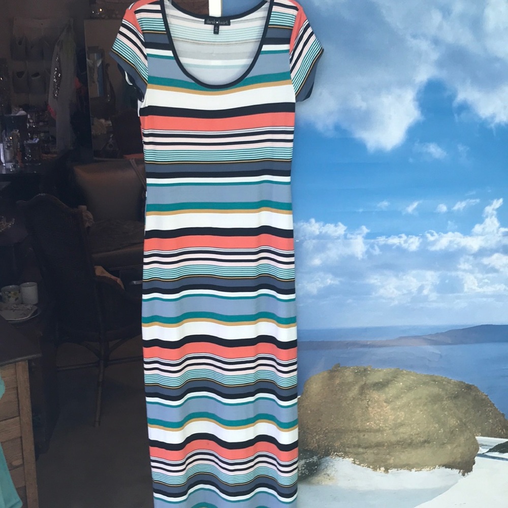 Derek heart long maxi dress